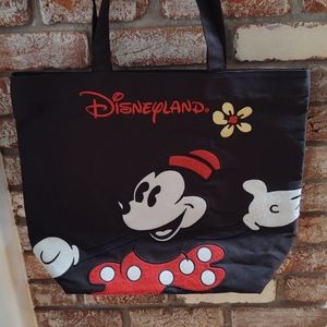 Disneyland Minnie Black Bag 18"x15"
